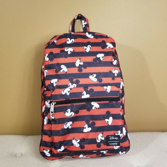 Disney Loungefly Mickey Mouse Faces Backpack NEW main image 5